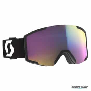 NAOČARE SKI SCOTT SHIELD mineral black-white-enhancer teal chrome S2