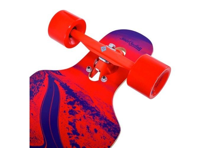 LONGBOARD STREET SURFING HIGHER FASTER black-blue-red - Image 2