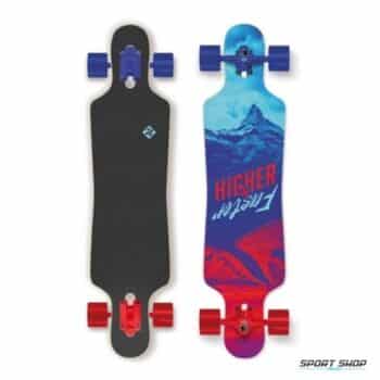 LONGBOARD STREET SURFING HIGHER FASTER black-blue-red