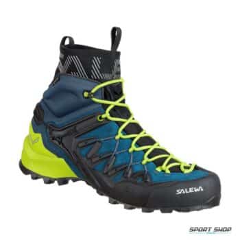 CIPELE SALEWA WILDFIRE EDGE MID GTX blue poseidon-cactus